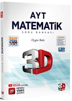  3D Yayınları AYT Matematik Soru Bankası