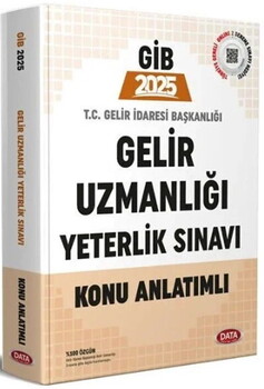  Data Yayınları 2025 GİB Gelir İdaresi Başkanlığı Gelir Uzmanlığı Yeterlilik Sınavı Konu Anlatımlı