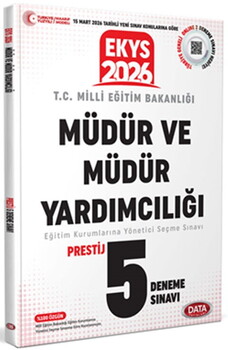  Data Yayınları 2026 EKYS Müdür ve Müdür Yardımcılığı 5 Deneme Sınavı