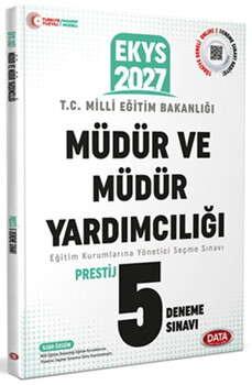  Data Yayınları 2027 EKYS Müdür ve Müdür Yardımcılığı 5 Deneme Sınavı