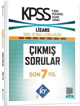  KR Akademi KPSS Genel Yetenek Genel Kültür Çıkmış Sorular Son 7 Yıl Kitapçıkları