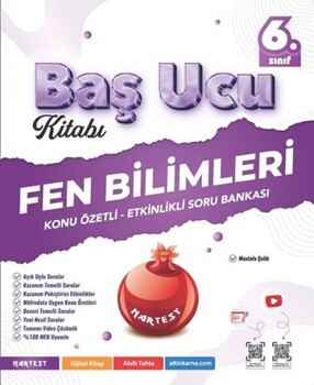 Nartest Yayınları 6. Sınıf Fen Bilimleri Baş Ucu Kitabı Maarif Modeli Konu Etkinlikli Soru Bankası