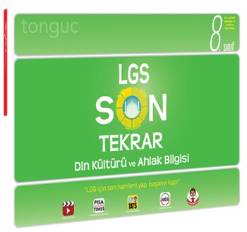  Tonguç Akademi 8. Sınıf LGS Din Kültürü ve Ahlak Bilgisi Son Tekrar