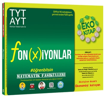  Tonguç Akademi TYT AYT Matematik Fasikülleri Eko Fonksiyonlar