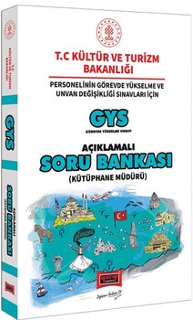  Yargı Yayınları GYS T.C. Kültür ve Turizm Bakanlığı Kütüphane Müdürü İçin Açıklamalı Soru Bankası​