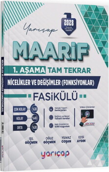 YarıÇap Yayınları 2028 Nicelikler ve Değişimler Maarif Fasikülü 1. Aşama