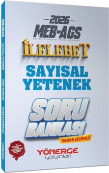  Yönerge Yayınları 2026 MEB AGS Sayısal Yetenek İlelebet Soru Bankası