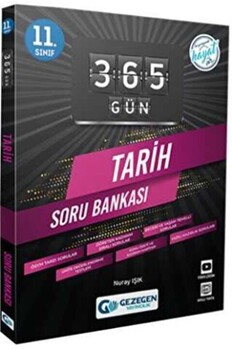  2024 Gezegen Yayıncılık 11. Sınıf 365 Gün Tarih Soru Bankası