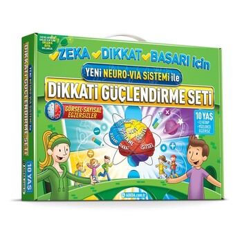  Adeda Yayıncılık Dikkati Güçlendirme Seti 10 Yaş