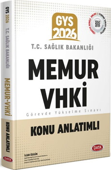  Data Yayınları 2026 T.C. Sağlık Bakanlığı Memur VHKİ GYS Konu Anlatımlı