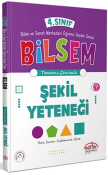  Editör Yayınları 4. Sınıf Bilsem Hazırlık Şekil Yeteneği