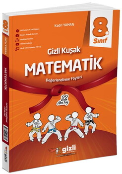  Gizli Yayınları 8. Sınıf LGS Matematik Gizli Kuşak Değerlendirme Föyleri