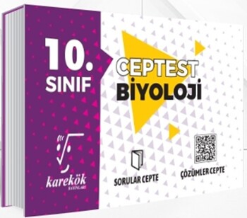  Karekök Yayınları 10. Sınıf Biyoloji Cep Test