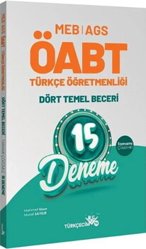  Türkçecim TV ÖABT MEB AGS Türkçe Öğretmenliği Dört Temel Beceri 15 Deneme