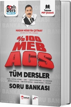 Kaplan Akademi MEB AGS Tüm Dersler Soru Bankası