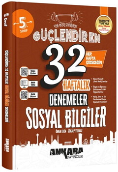 Ankara Yayıncılık 5. Sınıf Din Kültürü ve Ahlak Bilgisi 32 Haftalık Güçlendiren Denemeleri