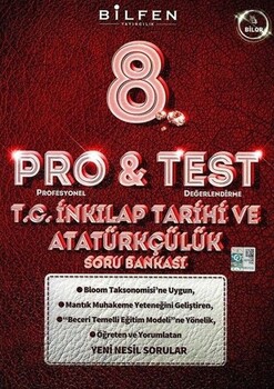  Bilfen Yayıncılık 8. Sınıf T.C. İnkılap Tarihi ve Atatürkçülük ProTest Soru Bankası