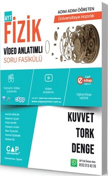 Çap Fizik Kuvvet Tork Denge Konu Anlatımlı Soru Bankası