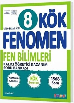  Fenomen Okul Yayınları 8. Sınıf Fen Bilimleri Fenomen KÖK Kalıcı Öğretici Kazanım Soru Bankası