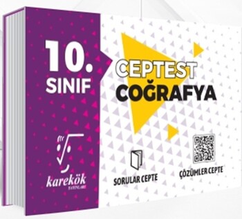  Karekök Yayınları 10. Sınıf Coğrafya Cep Test