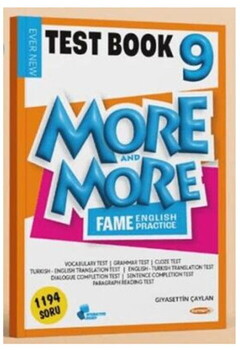  Kurmay ELT 9. Sınıf More More Test Book İngilizce Soru Kitabı