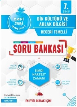  Nartest Yayınları 7. Sınıf Din Kültürü Mavi Soru Bankası