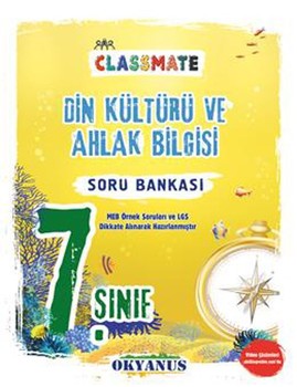  Okyanus Yayınları 7. Sınıf Din Kültürü Ve Ahlak Bilgisi Classmate Soru Bankası