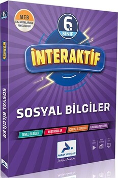  Paraf Yayınları 6. Sınıf İnteraktif Sosyal Bilgiler Soru Kütüphanesi