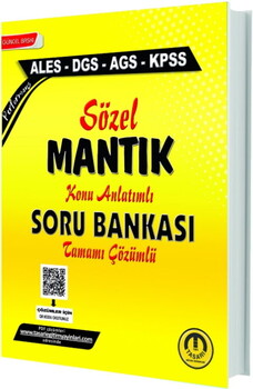 Tasarı Yayınları DGS ALES AGS Sözel Mantık Soru Bankası