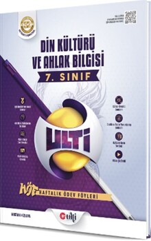  Ulti Yayınları 7. Sınıf Din Kültürü ve Ahlak Bilgisi Haftalık Ödev Föyleri