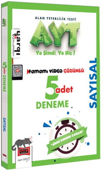 Yargı Yayınları AYT Sayısal Tamamı Video Çözümlü 5 Deneme