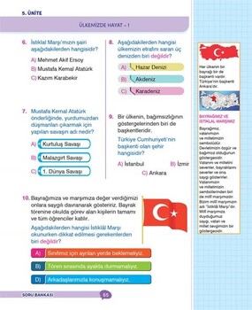  Dikkat Atölyesi Yayınları 2. Sınıf İpuçlu Hayat Bilgisi Yeni Nesil Soru Bankası