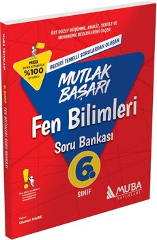  Muba Yayınları 6. Sınıf Fen Bilimleri Mutlak Başarı Soru Bankası