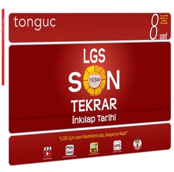  Tonguç Akademi 8. Sınıf LGS İnkılap Tarihi Son Tekrar