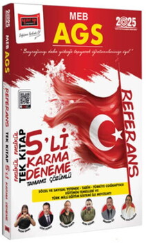  Yargı Yayınları 2025 MEB AGS Referans Fasikül Fasikül Tek Kitap 5 Karma Deneme