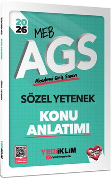  Yediiklim  2026 MEB AGS Sözel Yetenek Konu Anlatımı