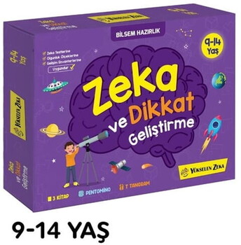  Yükselen Zeka Yayınları Zeka Dikkat Geliştirme Seti(9-14 Yaş)