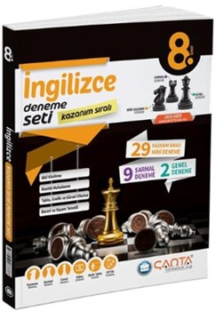  Çanta Yayınları 8. Sınıf İngilizce Kazanım Sıralı Deneme Seti