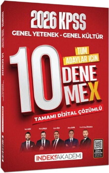 İndeks Akademi 2026 KPSS Genel Yetenek Genel Kültür 10 DenemeX