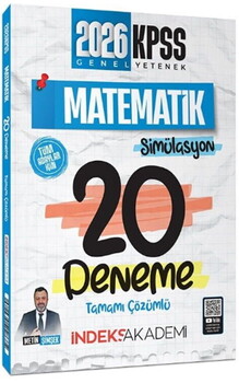  İndeks Akademi 2026 KPSS Matematik Simülasyon 20 Deneme