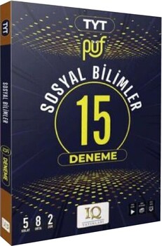  IQ Yayınları TYT Sosyal Bilimler Püf 15 Deneme
