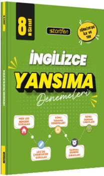  Startfen Yayınları 8. Sınıf İngilizce Yansıma Denemeler