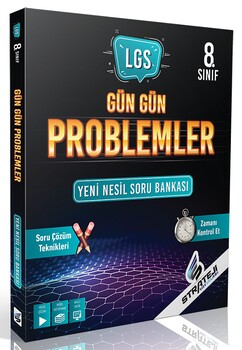  Strateji Yayınları 8. Sınıf LGS Matematik Gün Gün Problemler Soru Bankası