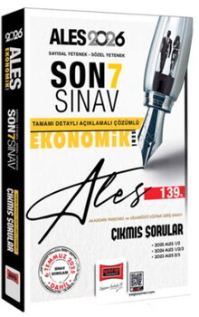  Yargı Yayınları 2026 ALES Sayısal Sözel Yetenek Son 7 Sınav Çıkmış Sorular