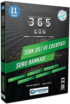 2024 Gezegen Yayıncılık 11. Sınıf 365 Gün Türk Dili ve Edebiyatı Soru Bankası