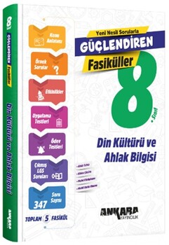  Ankara Yayıncılık 8. Sınıf Din Kültürü ve Ahlak Bilgisi Güçlendiren Fasiküller