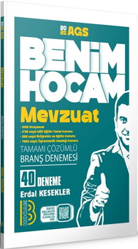  Benim Hocam 2026 MEB AGS Mevzuat 40 Deneme