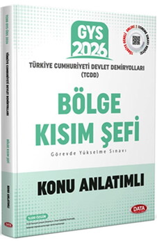 Data 2026 TCDD GYS Bölge Kısım Şefi Konu Anlatımlı