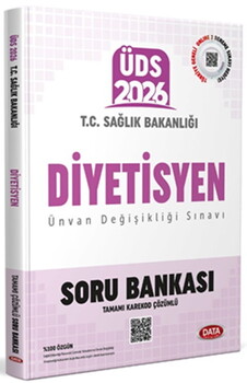 Data Yayınları 2026 GYS ÜDS Sağlık Bakanlığı Diyetisyen Soru Bankası