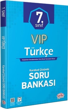  Editör Yayınları 7. Sınıf VIP Türkçe Soru Bankası